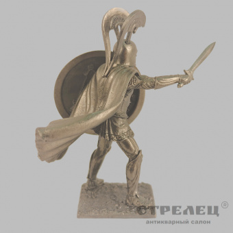фото — оловянный солдатик «архагет спартанцев, 6 век до н.э.». гк